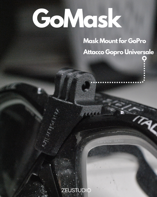 GoMask - Universal GoPro Mount for Diving Mask